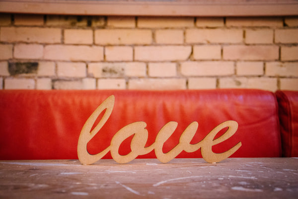 Love Schild